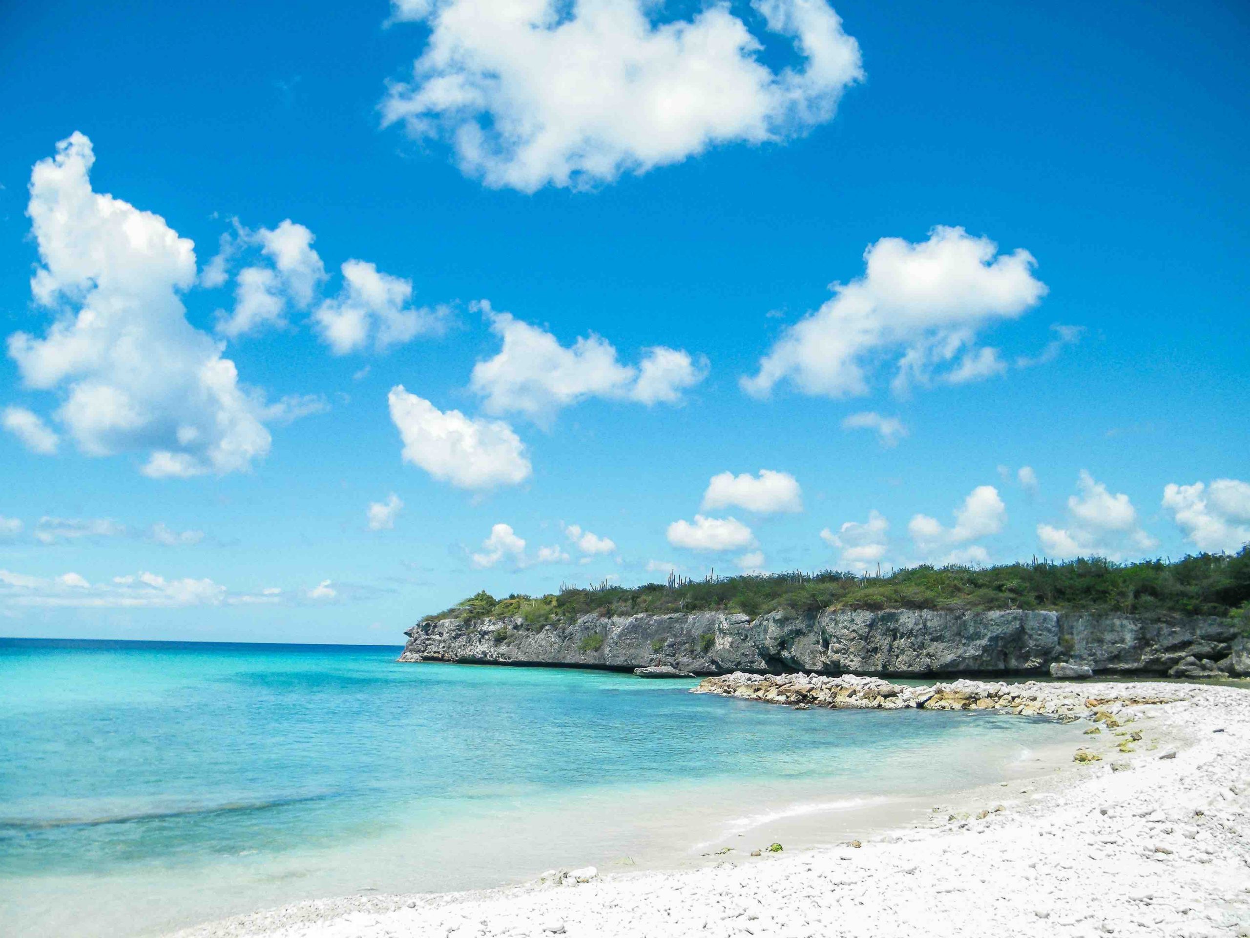 Daaibooi strand op Curacao